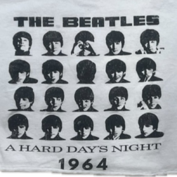 BEATLES Cropped Tee - Picture 1 of 8